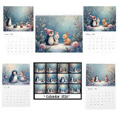 Winter Animals Calendar Kalender