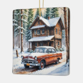 Winter Antike Auto Weihnachtsschmuck (Links)