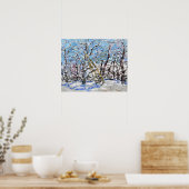 Winter-Apfelbaumschnitt / Künstler Larry Lerew Poster (Küche)