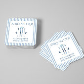 Winter Apres Ski Bachelorette Party  Rechteckiger Pappuntersetzer