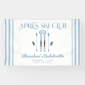 Winter Apres Ski Club Bachelorette Banner (Horizontal)