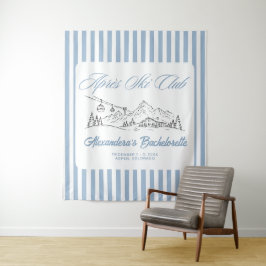 Winter Apres Ski Club Junggesellinnenabschied-Bann Wandteppich