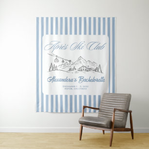 Winter Apres Ski Club Junggesellinnenabschied-Bann Wandteppich