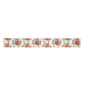 Winter Aquarell Floral Ribbon Satinband (Vorderseite)