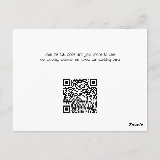 Winter Aquarell Postkarte (Rückseite)