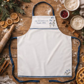 Winter-Aquarell Schürze