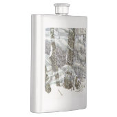 Winter-Aquarellmalerei Flachmann (Rechts)