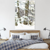 Winter-Aquarellmalerei Leinwanddruck (Insitu (Schlafzimmer))