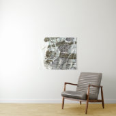 Winter-Aquarellmalerei Wandteppich (Beispiel (Horizontal))