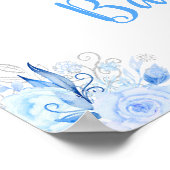 Winter Arctic Animals Baby Dusche Willkommen Poster (Ecke)