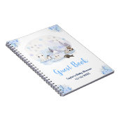Winter Arctic Animals Baby Showbook Notizblock (Rechte Seite)