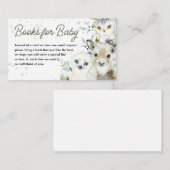 Winter Arctic Animals Baby Shower Books for Baby Begleitkarte (Vorne/Hinten)
