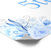 Winter Arktische Tiere Geburtstag Willkommen Poster (Ecke)