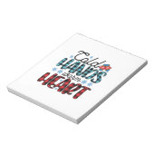 Winter Art Cold Hands Warmes Herz Notizblock (Rotiert)