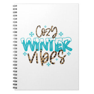 Winter Art Cosy Winter Vibes Notizblock