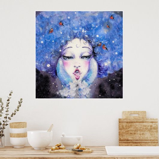 Winter Art Poster (Küche)