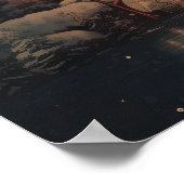 Winter Art Scene Poster (Ecke)