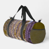 Winter Aspen Forest – Violets, Greens, Yellows Duffle Bag (Rechte Ecke)