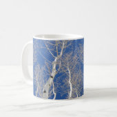 Winter Aspen Trees Kaffeetasse (Vorderseite Links)