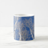 Winter Aspen Trees Kaffeetasse (Mittel)