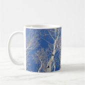 Winter Aspen Trees Kaffeetasse (Links)