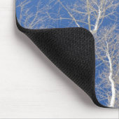 Winter Aspen Trees Mousepad (Ecke)