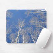Winter Aspen Trees Mousepad (Mit Mouse)