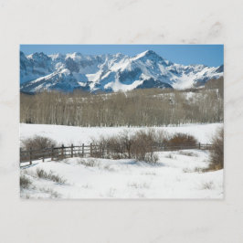 Winter auf Dallas Divide Postkarte