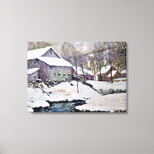 Winter auf dem Bauernhof - Julian Onderdonk Gemäld Leinwanddruck