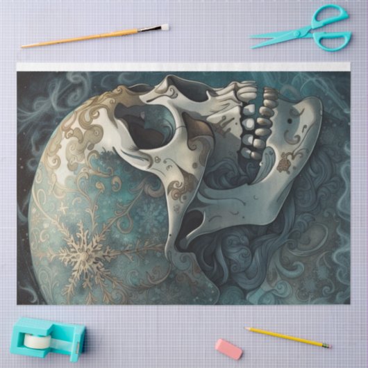 Winter auf dem Brain Decoupage Papier (Basteln)