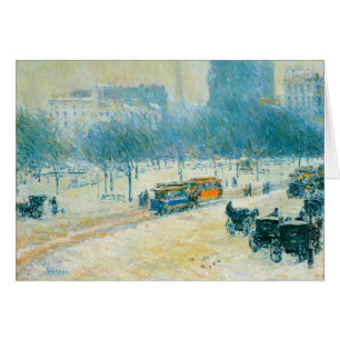 Winter auf dem Gewerkschaft Square von Frederick C