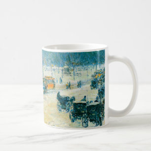 Winter auf dem Gewerkschaft Square von Frederick C Kaffeetasse
