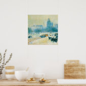 Winter auf dem Gewerkschaft Square von Frederick C Poster (Küche)