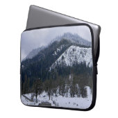 Winter auf dem Land.... Laptopschutzhülle (Vorderseite Links)