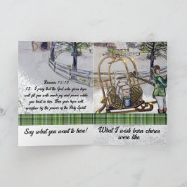 Winter auf den Thistlebrook-Farmen Karte