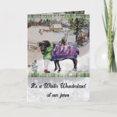 Winter auf den Thistlebrook-Farmen Karte (Vorderseite)