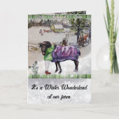 Winter auf den Thistlebrook-Farmen Karte (Vorderseite)