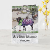 Winter auf den Thistlebrook-Farmen Karte (Gelbe Blume)