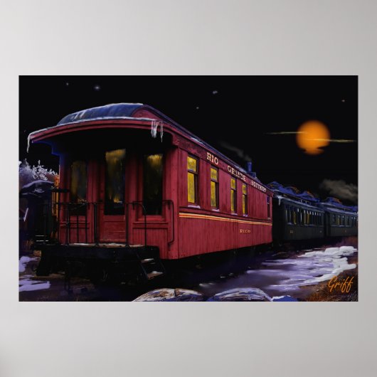 Winter auf der Rio Grande Süd Poster (Vorne)