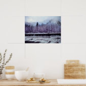 Winter auf der Wenatchee Poster (Küche)