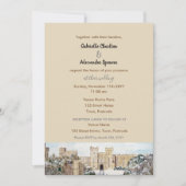 Winter auf Schloss Windsor Einladung Hochzeit (Vorderseite)