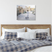 Winter auf Schloss Windsor Leinwanddruck (Insitu (Schlafzimmer))