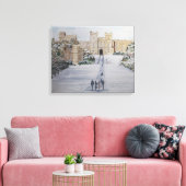 Winter auf Schloss Windsor Leinwanddruck (Insitu (Wohnzimmer))