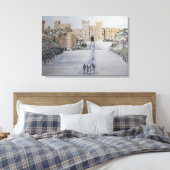 Winter auf Schloss Windsor Leinwanddruck (Insitu (Schlafzimmer))