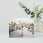 Winter auf Schloss Windsor Postkarte (Stehend Vorderseite)