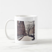 Winter auf Upper West Side Kaffeetasse (Links)