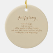 Winter auf Windsor Burg Landschaftsbild Keramik Ornament (Hinten)