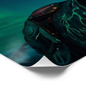 Winter Aurora & Steampunk Museo Cantonale d'Arte Poster (Ecke)