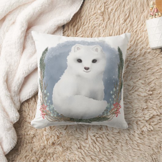 Winter Baby Animal Throw Kissen (Decke)
