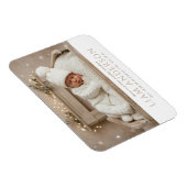 Winter-Baby-Ankündigung Magnet (Rechte Seite)